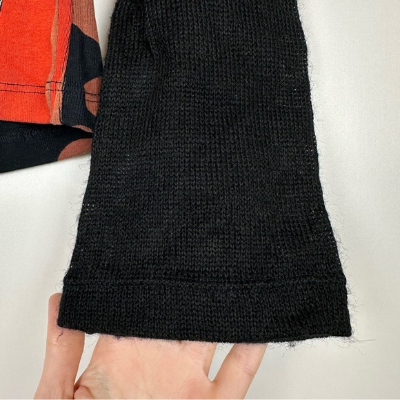 Vintage Y2K Custo Barcelona V-Neck Top Knit Sleeves - Picture 9 of 10